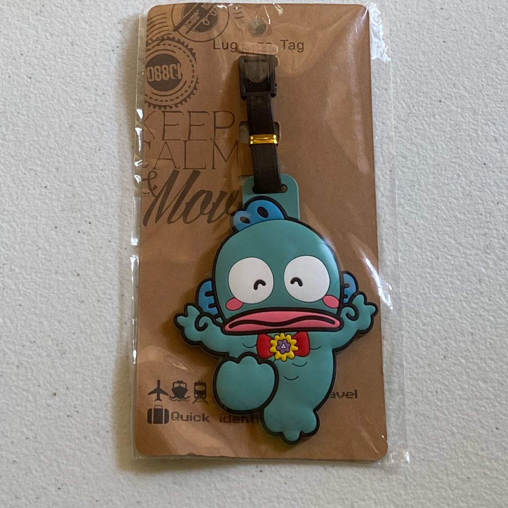 Hangyodon Rubber Luggage Tag